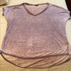 Express Purple Relaxed Short Sleeve T-Shirt